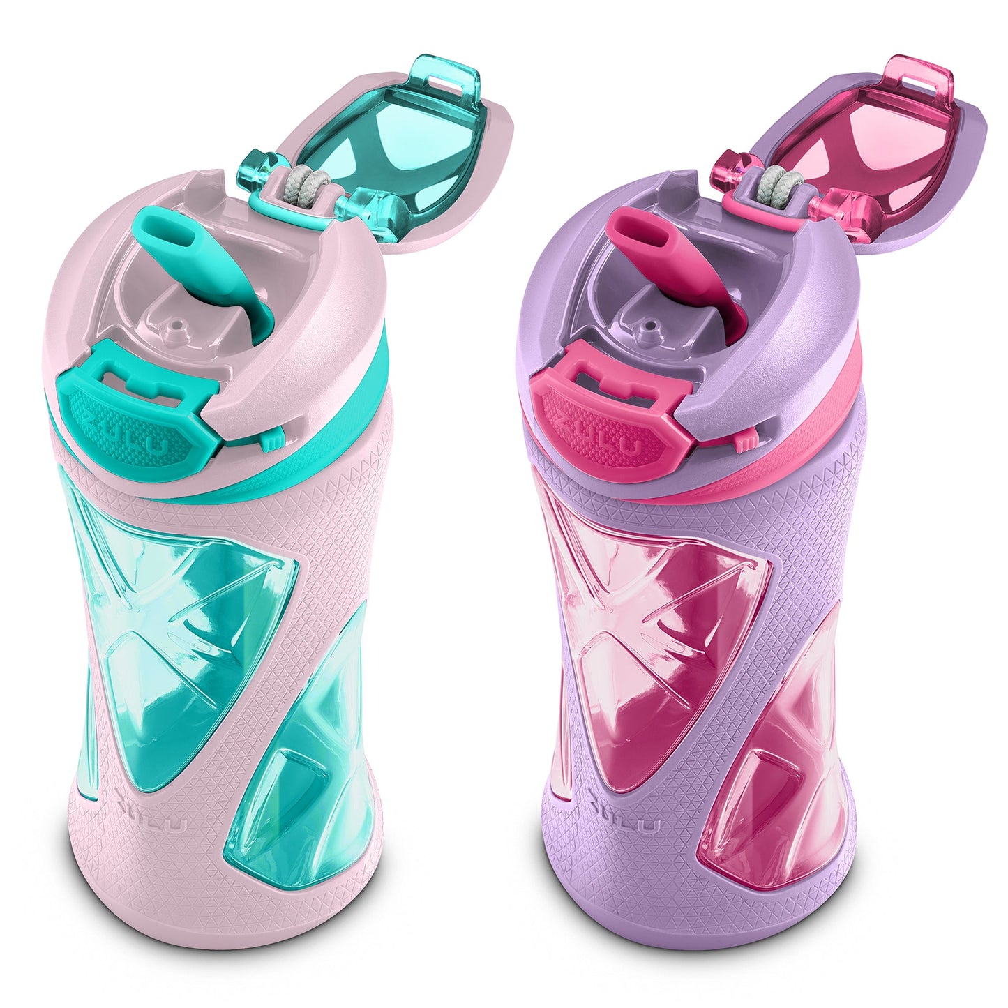 torque-16oz-tritantm-plastic-kids-water-bottle-set-of-2-s2 Zulu_Torque_16oz_Straw_Angle_2Pack_FrostingMagenta.jpg